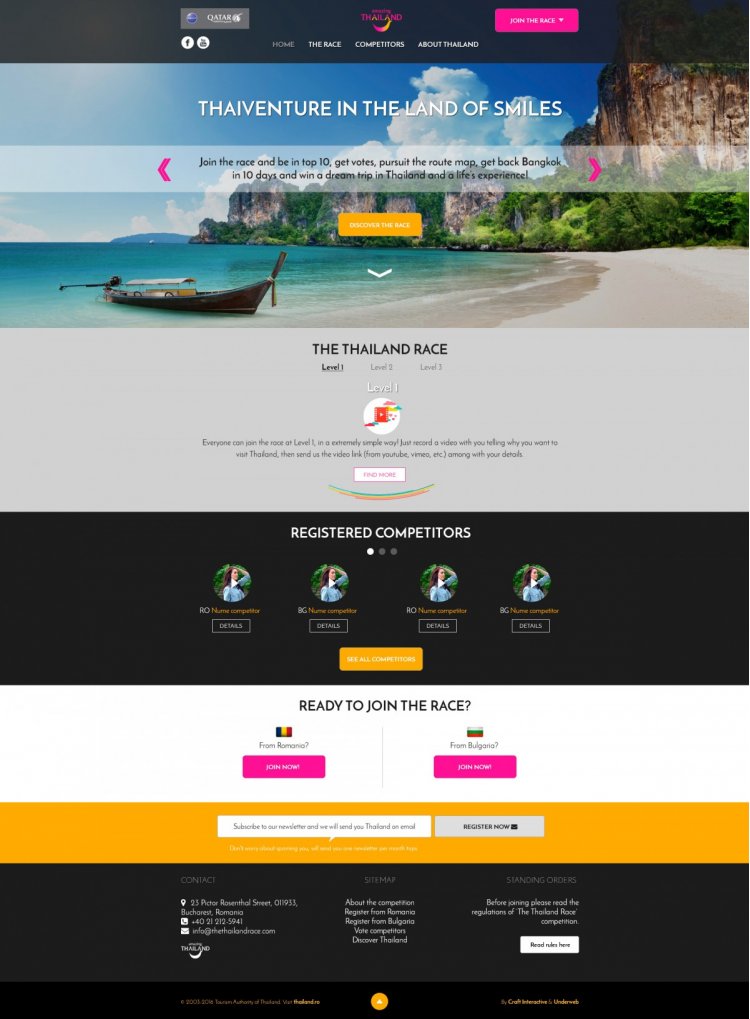 Campania de promovare a Thailandei semnata de Craft Interactive