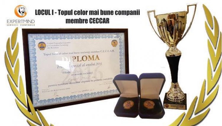 EXPERT MIND pe podium in cadrul celei de-a XII – a editii a “Zilei Nationale a Contabilului Roman”