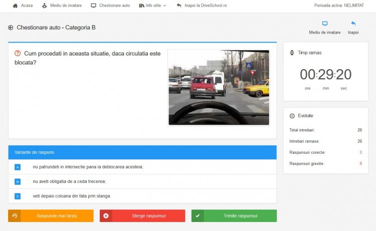 Cum sa faci fata intrebarilor capcana de la examenul pentru obtinerea permisului de conducere?