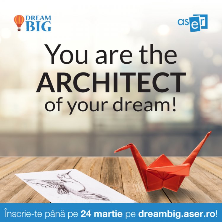 You are the architect of your dream!