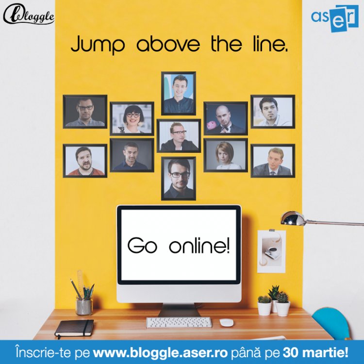   Bloggle: Jump above the line! Go online!