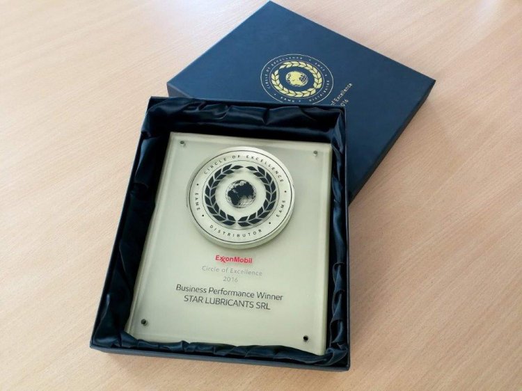 Gigantul american ExxonMobil își premiază partenerul din Romania - Star Lubricants
