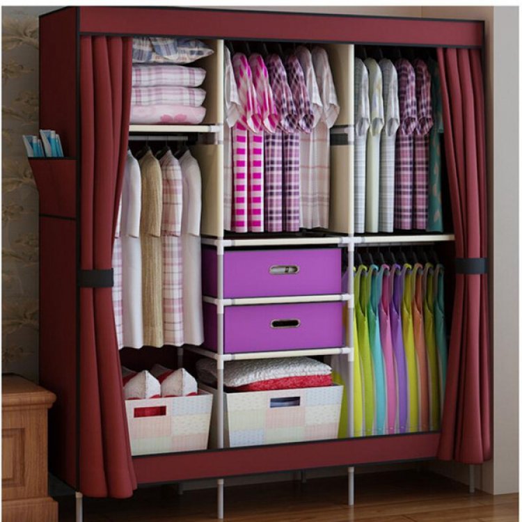 Asined.ro - Pastreaza totul in ordine cu rastel din material textil cu suport metalic