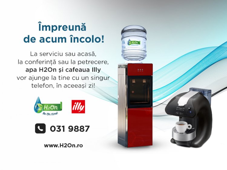 Pachet integrat de servicii Apa H2On si Cafeaua illy!