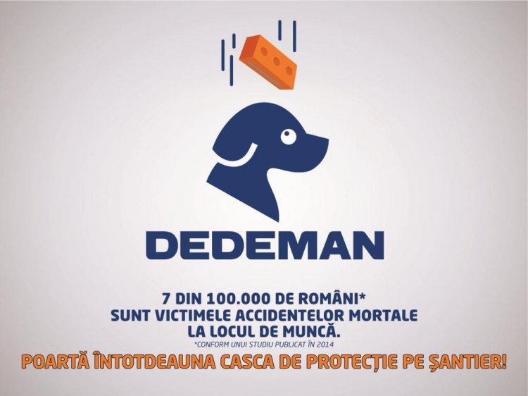 Dedeman renunță la casca de protecție din logo-ul companiei pentru a atrage atenția asupra siguranței