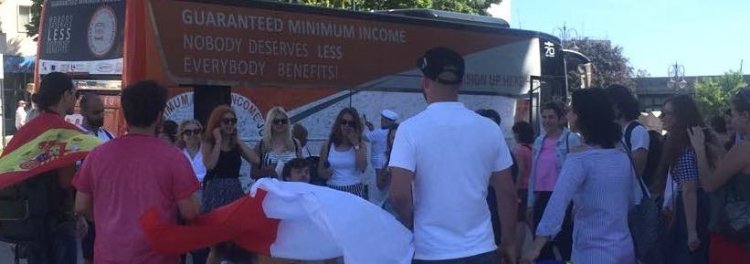 Caravana europeană de promovare a venitului minim de incluziune a ajuns în România