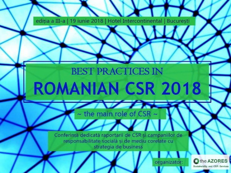 Cea mai importanta analiza a domeniului responsabilitatii sociale si de mediu din Romania va fi prezentata la “Best Practices