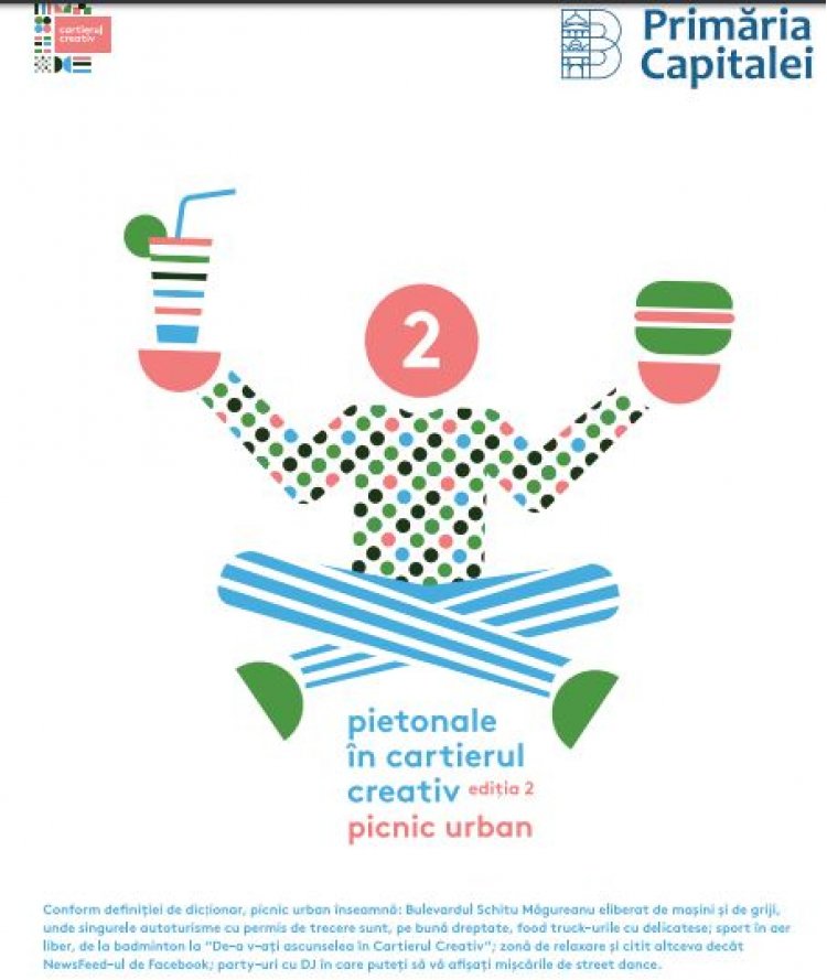 În perioada 23-24 iunie 2018, bucureștenii sunt invitați la picnic urban pe Bulevardul Schitu Măgureanu