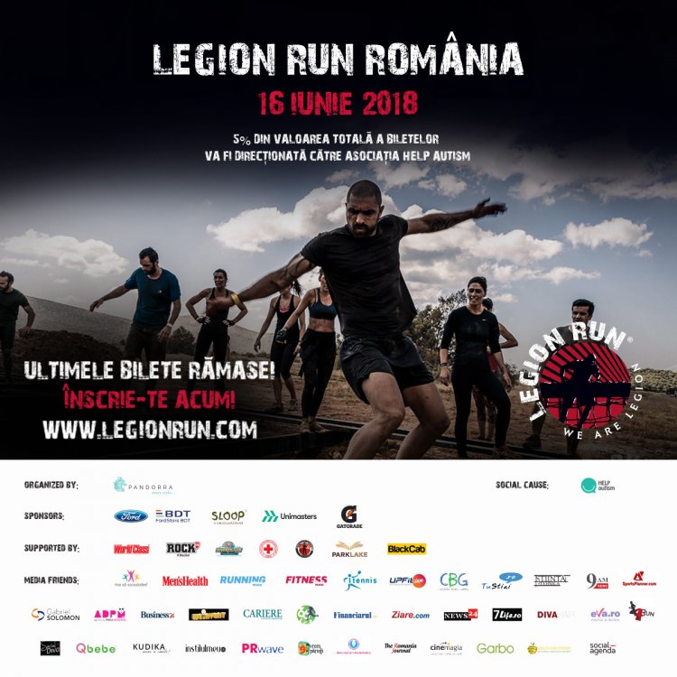 Ultimele bilete la Legion Run!