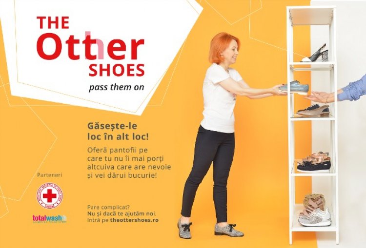Otter da startul campaniei de strangere de donatii pentru Crucea Rosie Romana, „The Otter Shoes”