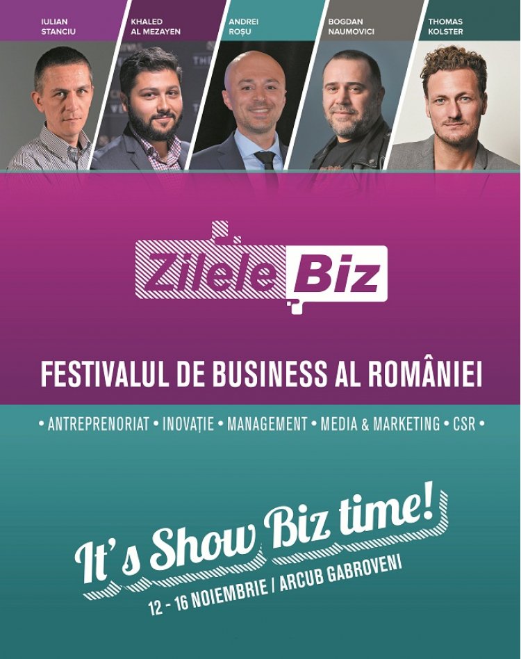 Pe 12 Noiembrie incep Zilele Biz 2018. Evenimentul se apropie de sold out!