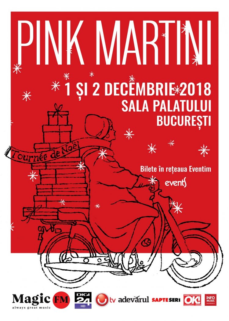 Deschidem sezonul de iarna la concerte: Pink Martini revine la Bucuresti pe 1 si 2 decembrie 2018, cu o colectie speciala de can