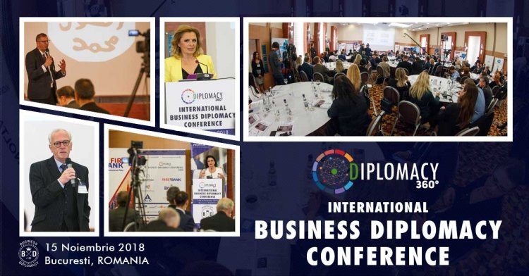 Peste 200 de participanti din 25 tari au participat la cea de-a treia editie a Conferintei Internationale de Business Diplomacy