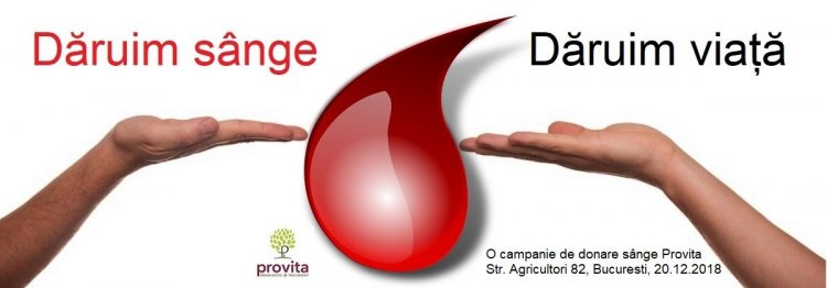 DARUIM SANGE - DARUIM VIATA, un altfel de team-building Provita