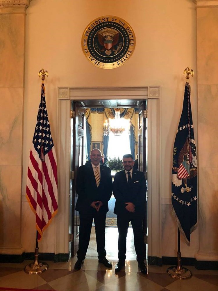NAWAF SALAMEH, PREŞEDINTELE ALEXANDRION GROUP, CINĂ LA CASA ALBĂ ALĂTURI DE DONALD TRUMP