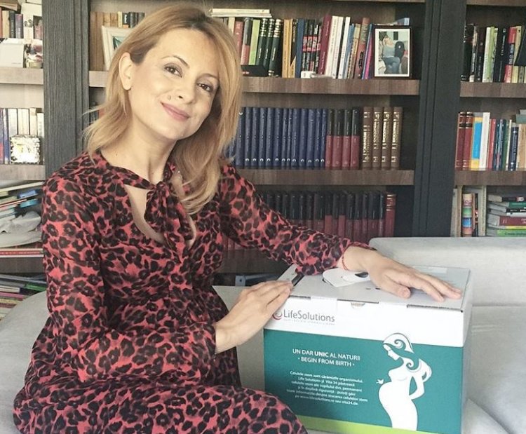 Jurnalista Simona Gherghe a ales kitul de celule stem de la Life Solutions