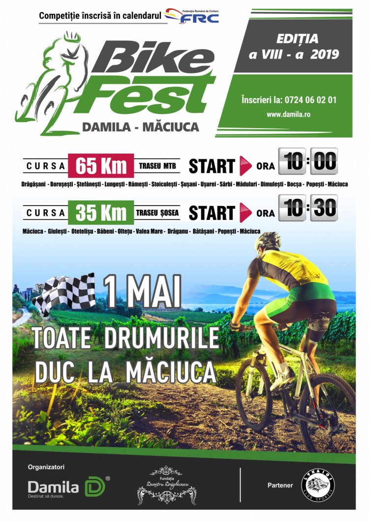 Competiția de ciclism Bike Fest Damila Măciuca, parte din responsabilitatea socială a companiei