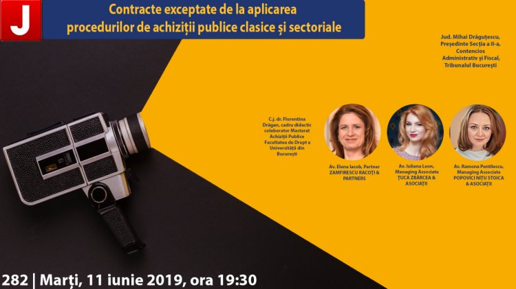 Contracte exceptate de la aplicarea procedurilor de achiziții publice clasice și sectoriale