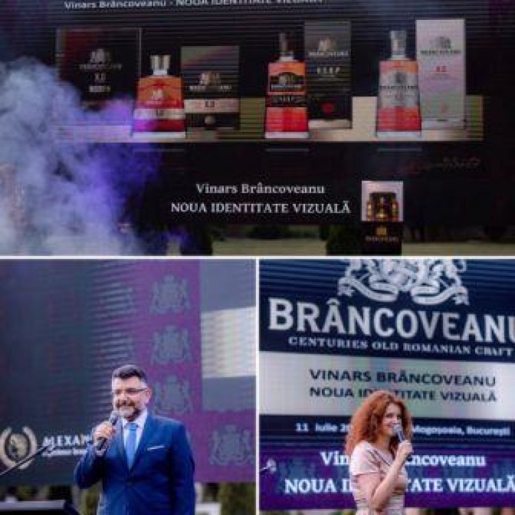 VINARSUL BRÂNCOVEANU XO, VSOP, VS ȘI-A DEZVĂLUIT NOUA IDENTITATE VIZUALĂ ȘI ÎN ROMÂNIA, LA PALATUL MOGOȘOAIA