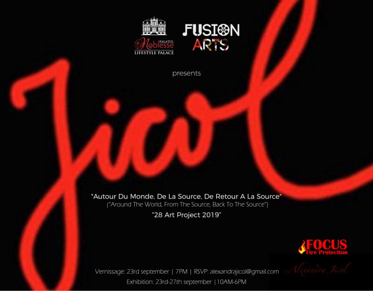 Fusion Arts și Palatul Noblesse prezintă prima expoziție de artă in Romania a artistei internaționale Alexandra Jicol