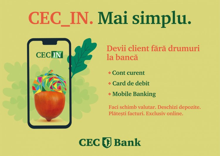 CEC Bank lansează un serviciu inovator, oricine poate deveni client al băncii direct de pe telefonul mobil