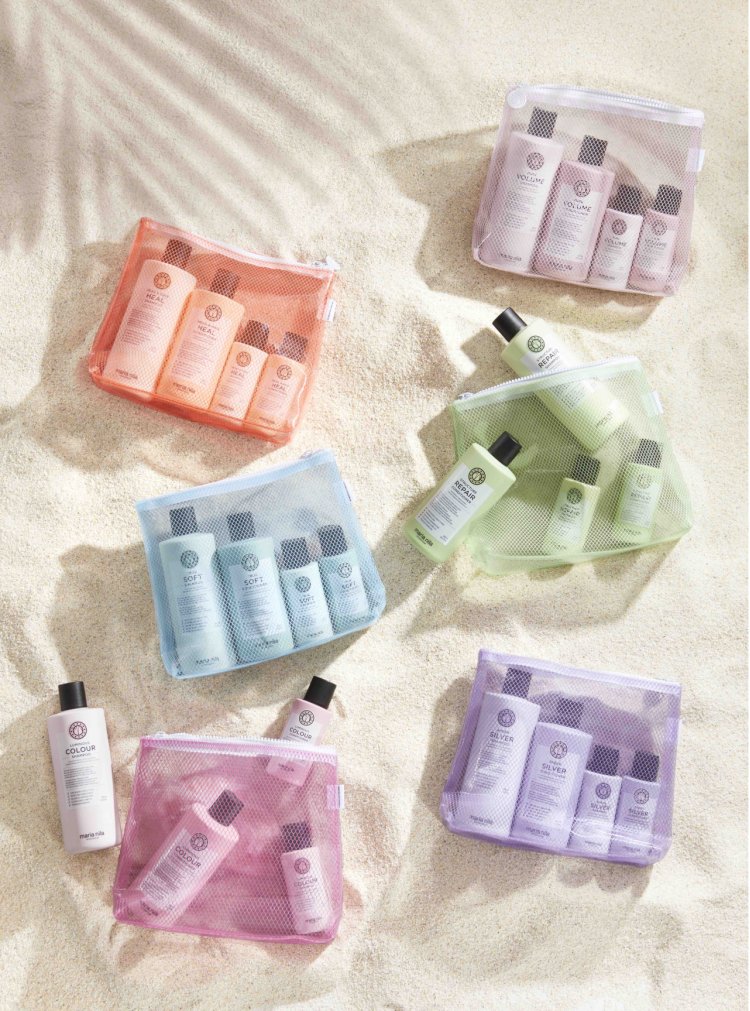 Maria Nila lanseaza Beauty Bags 100% vegan. 100% reciclat.