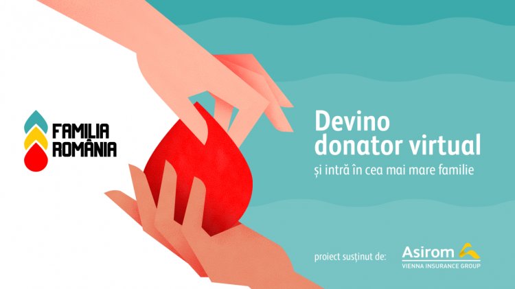 Asirom susține prima platformă de donatori de sânge virtuali
