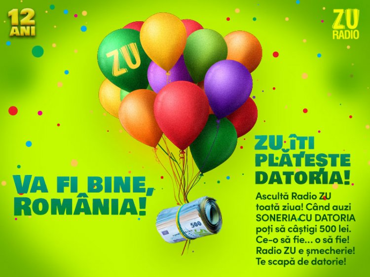 „Va fi bine, România!” - Radio ZU aniversează 12 ani de la prima emisie