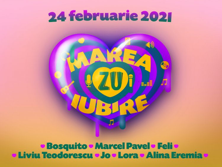 Marea Iubire ZU, festivalul cântecelor de dragoste. De Dragobete, iubirea se cântă la ZU.