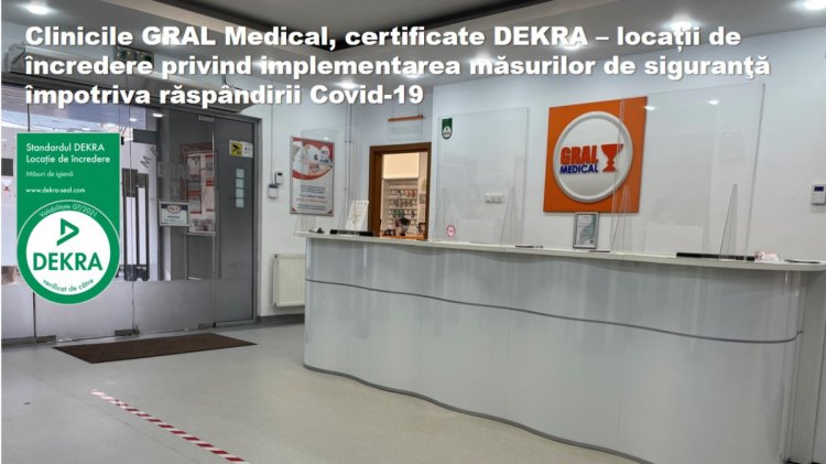 Prima clinică medicală privată care își certifică locaţiile pentru implementarea măsurilor de prevenire şi siguranţă