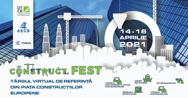 ConstructFest, târgul european dedicat construcțiilor se desfășoară în perioada 14-16 aprilie 2021