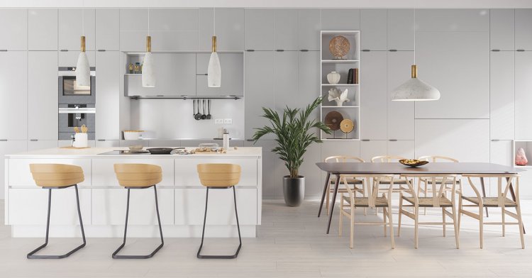 Amenajarea livingului cu bucatarie: 4 piese de mobilier utile