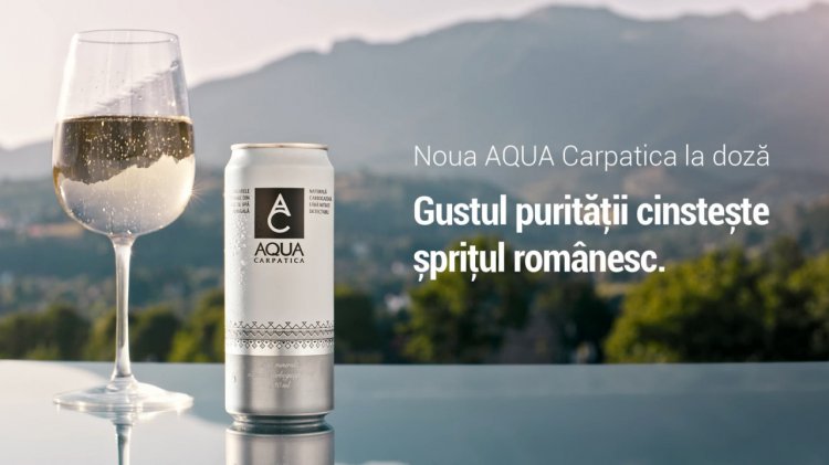 AQUA Carpatica, membră Valvis Holding, lansează cu mândrie prima doza de apa minerală românească