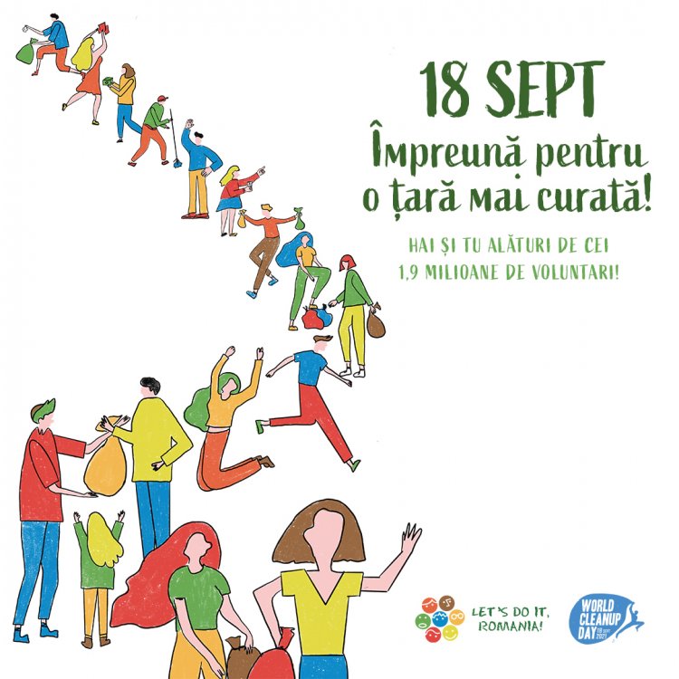 Let’s Do It, Romania! organizează Ziua de Curățenie Națională! pe 18 septembrie!