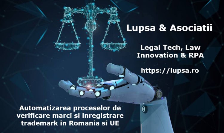 Prima societate de avocatura care automatizeaza procesul de inregistrare trademark