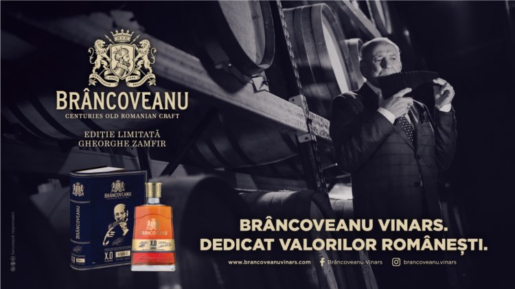 Brâncoveanu XO, Ediție Limitată Gheorghe Zamfir, un vinars rafinat și complex, creat ȋn onoarea valorilor culturii române