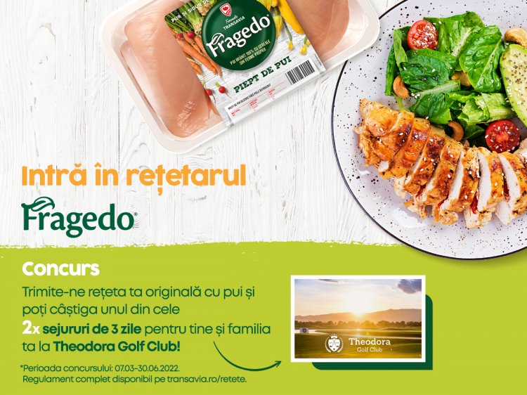 Creatorii de rețete sunt invitați la concursul “Pui gătit cum vrei tu cu Fragedo”, organizat de Transavia