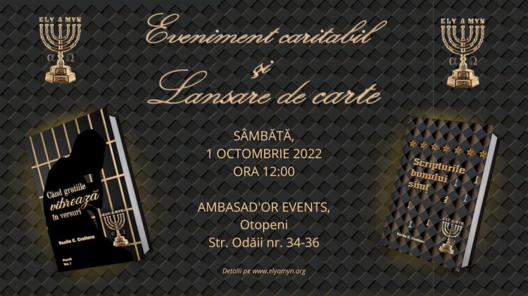 SPRIJIN PENTRU COPIII UCRAINENI LA UN EVENIMENT DE LANSARE DE CARTE