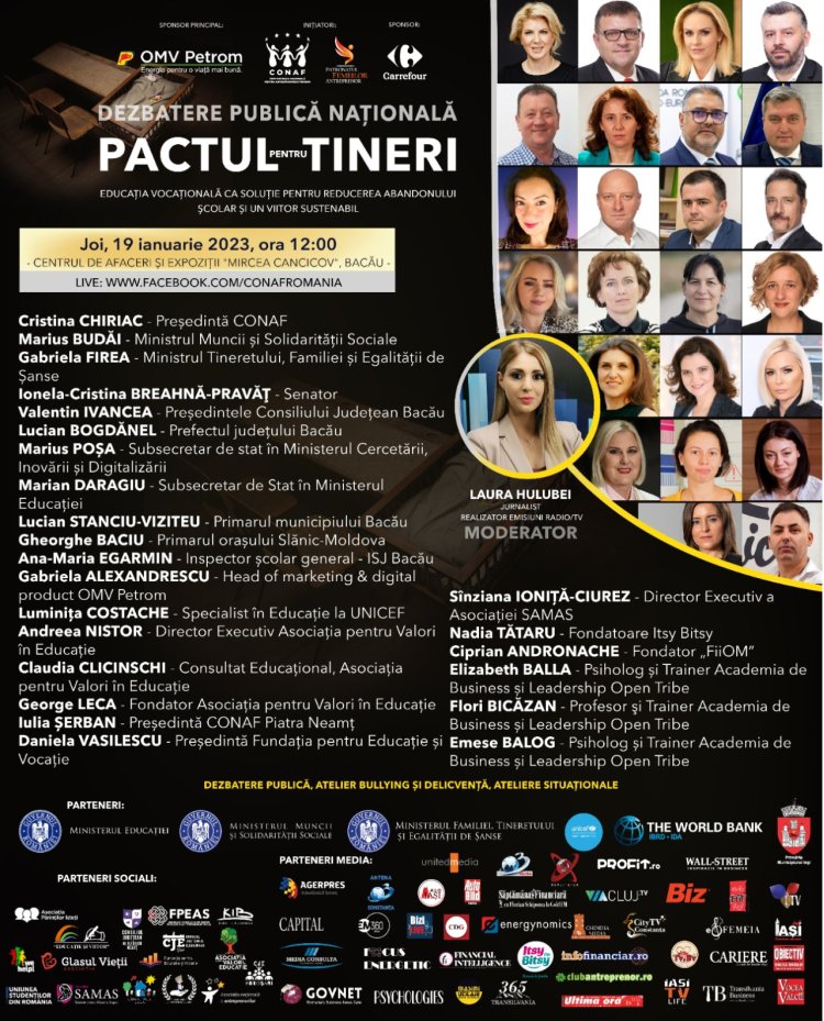 Pactul pentru Tineri ajunge la Bacău!