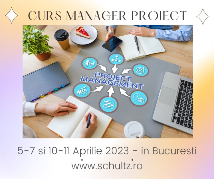 Curs manager proiect in sala la Bucuresti