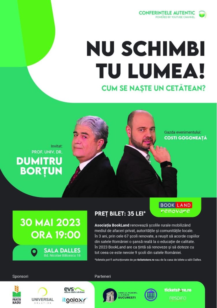 A patra conferință Autentic va avea loc pe 30 mai 2023