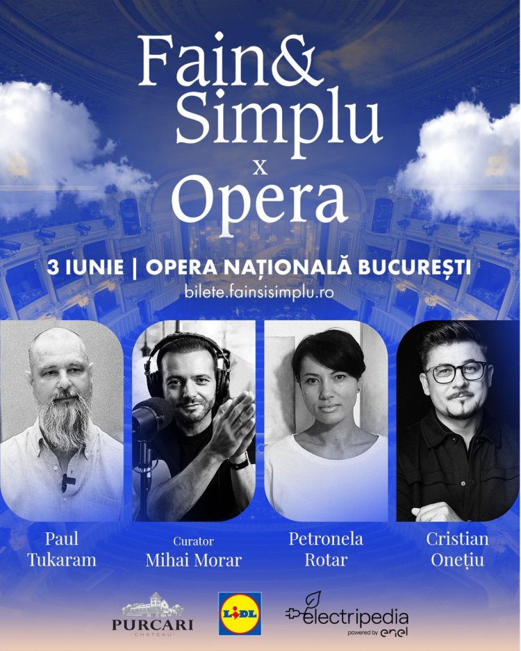 Mihai Morar te invită la o nouă conferință Fain & Simplu. Pe 3 iunie, la Opera Națională București
