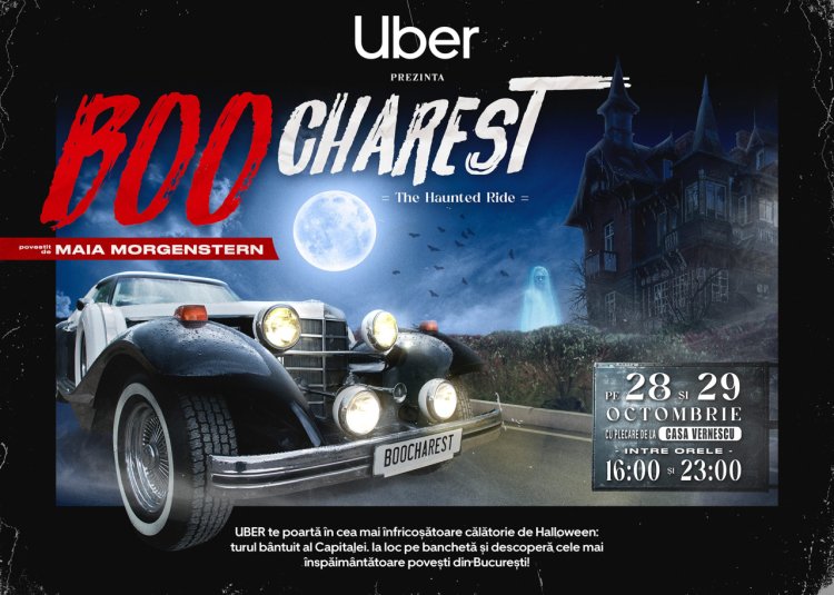 Prin “Bucureștiul bântuit” cu Uber și Maia Morgenstern de Halloween