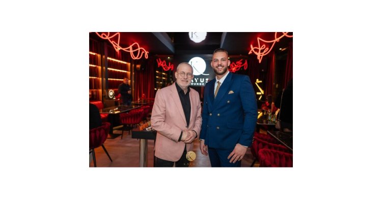 Florin Busuioc, Xonia, Sarah Prodan, alături de afaceristul Caius Covrig la deschiderea locației sale exclusiviste din Brașov