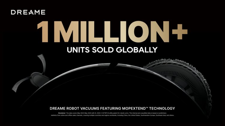 Dreame Technology depășește 1 milion de vânzări de aspiratoare robot cu brațe flexibile