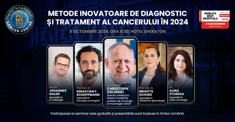 Wiener Privatklinik organizează un eveniment gratuit pentru pacienții oncologici