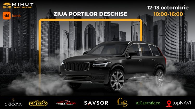 Mihut Automobile deschide porțile pentru două zile de evenimente speciale!