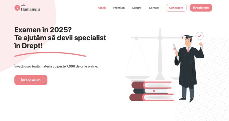 Marsilian și Editura Hamangiu prezintă GrileHamangiu.ro: platforma pentru examenele juridice