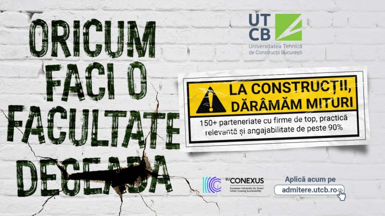 UTCB dărâmă miturile despre educația universitară tehnică: Campania de admitere 2025