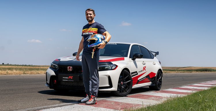 Pilotat de Dani Oțil, Honda Civic Type R a stabilit un nou record pe MotorPark România, pentru cel mai bun timp obținut